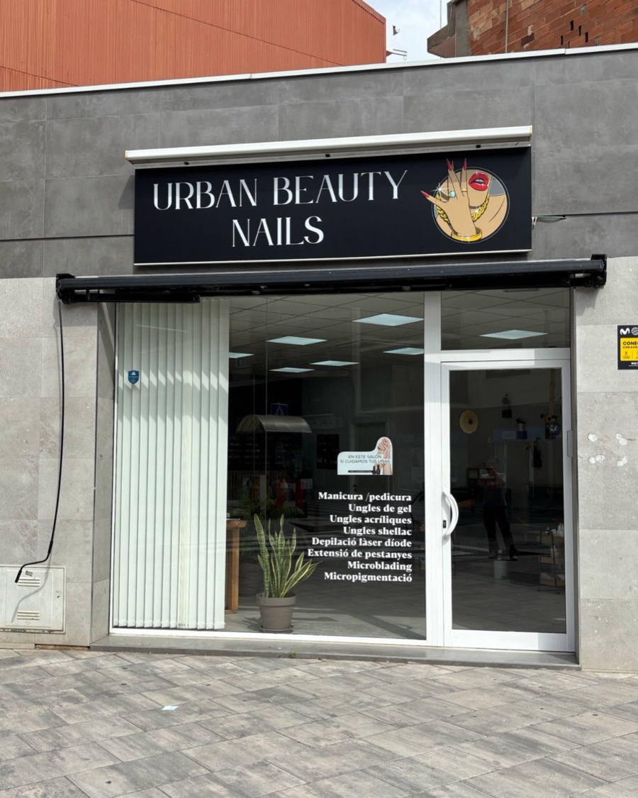 La fachada con el rótulo Urban Beauty Nails